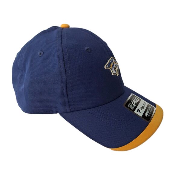 New Fanatics Nashville Predators NHL Authentic Pro Adjustable Hat Mens OSFM - Picture 2 of 8